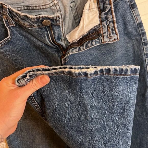 Harley Davidson Blue Bootcut Motorcycle Jeans, Women’s Size 8 - Picture 9 of 10